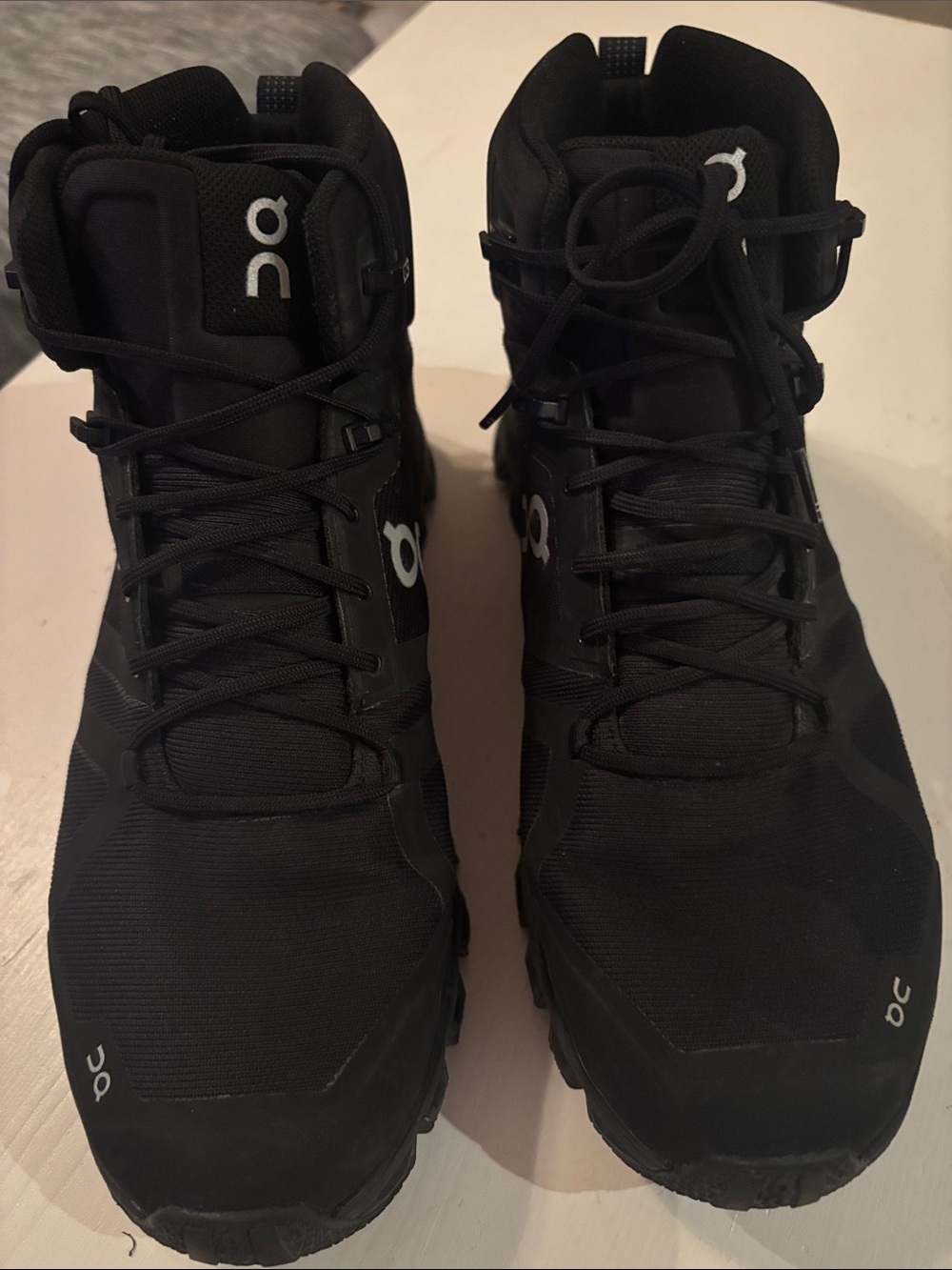 On Cloud Men's Black Cloudrock waterproof boots
